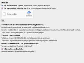 'hinta.fi' screenshot