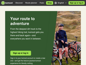 'komoot.com' screenshot