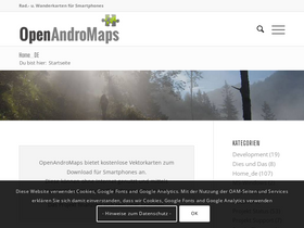 'openandromaps.org' screenshot