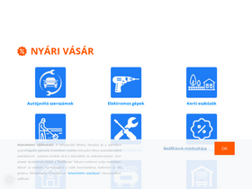 'szerszamkell.hu' screenshot