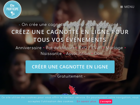'onparticipe.fr' screenshot