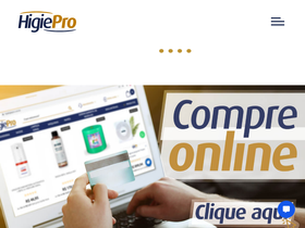 higiepro.com.br homepage screenshot