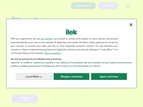 'ilek.fr' screenshot