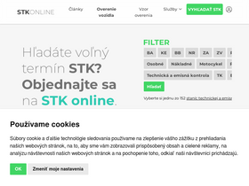 'stkonline.sk' screenshot