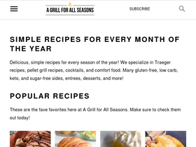'agrillforallseasons.com' screenshot
