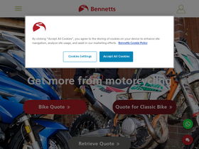 'bennetts.co.uk' screenshot