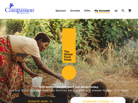 'compassion.com.au' screenshot