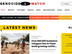 'genocidewatch.com' screenshot