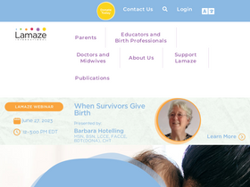 'lamaze.org' screenshot