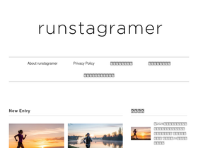'runstagramer.com' screenshot