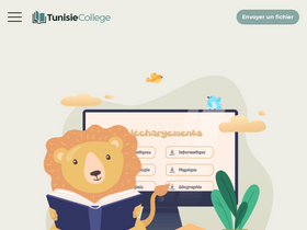 'tunisiecollege.net' screenshot