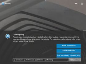'piaggio.com' screenshot