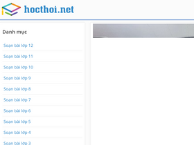 'hocthoi.net' screenshot