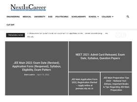 'nextincareer.com' screenshot