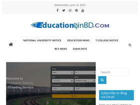 'educationsinbd.com' screenshot