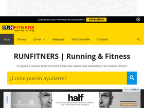 'runfitners.com' screenshot