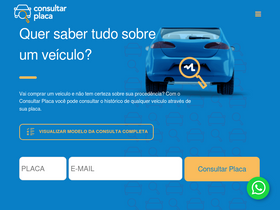 'consultarplaca.com.br' screenshot