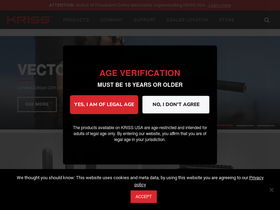 'kriss-usa.com' screenshot
