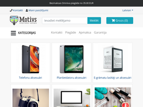 'motivs.lv' screenshot