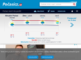 'pocasicz.cz' screenshot