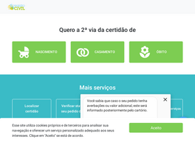 'registrocivil.org.br' screenshot