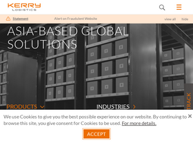 'kerrylogistics.com' screenshot