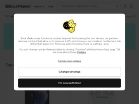 'backmarket.ie' screenshot