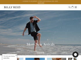 'billyreid.com' screenshot