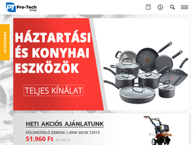 'protechshop.hu' screenshot