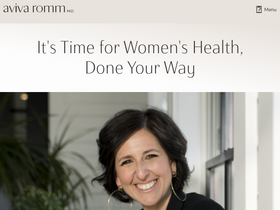 'avivaromm.com' screenshot