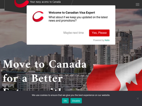 'canadianvisaexpert.com' screenshot