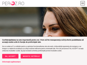 'peroz.ro' screenshot