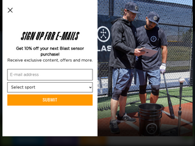 'blastmotion.com' screenshot