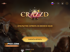Crazzd.com website image