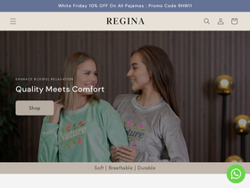 reginastore.co homepage screenshot