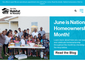 'tchabitat.org' screenshot