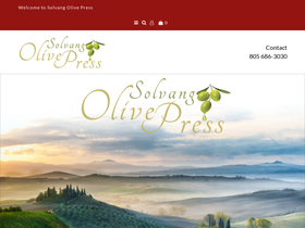 solvangolivepress.com homepage screenshot