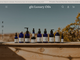 gloluxuryoils.com homepage screenshot
