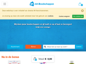 'ah-boodschappen.nl' screenshot