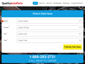 'qualityautoparts.com' screenshot
