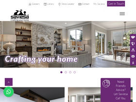 'saviesahome.com' screenshot