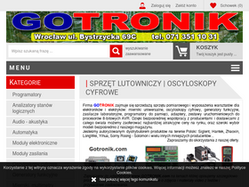 'gotronik.pl' screenshot