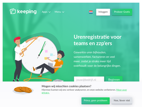 'keeping.nl' screenshot
