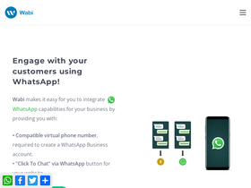 'wabi-app.com' screenshot