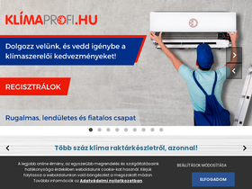 'klimaprofi.hu' screenshot