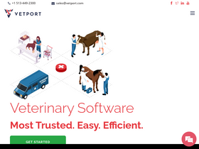 'vetport.com' screenshot