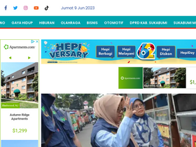 'sukabumiupdate.com' screenshot