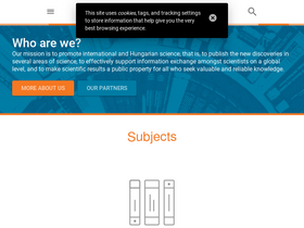 'akjournals.com' screenshot