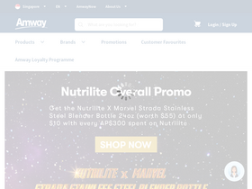 'amway.sg' screenshot
