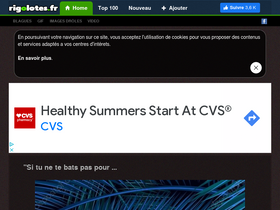 'rigolotes.fr' screenshot